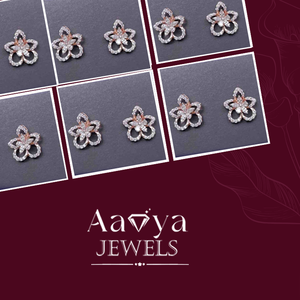 Boucles d'oreilles en or 14 carats de qualité supérieure, diamants certifiés cultivés en laboratoire, bijoux élégants pour femmes, bijoux fins pour mariage, finition brillante de luxe - Product Image 1