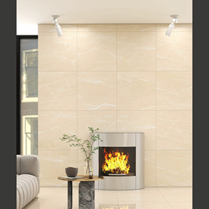 Azulejos de Porcelana Brillante de Lujo para Piso, 600X600MM 24X24, Azulejos de Cerámica Vitrificados Premium para Sala de Estar Moderna, Cocina y Baño - Product Image 1