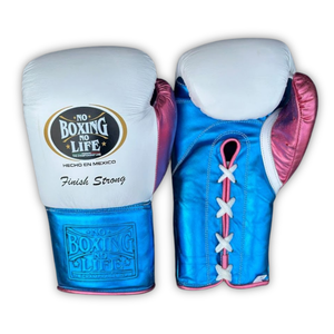 Guantes de Boxeo GYMSTERO de Cuero Vacuno Genuino de Alta Calidad a Precio de Mayoreo, con Dedos Completos, Correa de Muñeca Ajustable y Cierre de Cordones - Product Image 1
