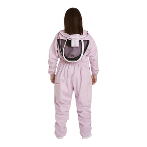 Traje de Apicultura Rosa con Capucha y Logotipo Personalizado, Ajuste Holgado, Ropa de Seguridad Transpirable para Uso en Laboratorio, Nivel de Protección D - Product Image 5