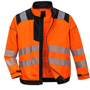 Hi-Vis Workwear <b>Jacket</b> Reflective Safety <b>Jacket</b> for Construction & Road <b>Workers</b> - Product Image 2