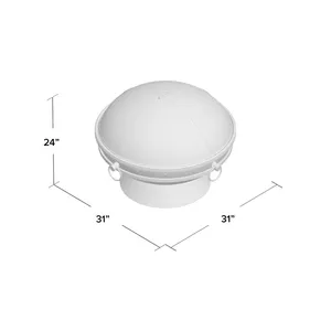 Freestanding Stainless Steel Fire Pit BBQ 31 in Diameter 24 in Height Indoor/Outdoor Use Fire Pit <b>Table</b> - Product Image 1