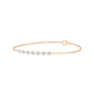 Pulsera de tenis de plata 925 con moissanita para mujer, corte brillante redondo, engaste de garras, estilo clásico, uso diario - Product Image 2