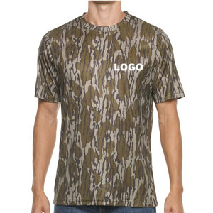 Camiseta de Pesca y Caza Ligera con Estampado de Camuflaje y Diseño de Corteza de Árbol para Hombre, Personalizable con Logotipo, Ropa Deportiva para Exteriores, OEM, Venta al Por Mayor - Product Image 6