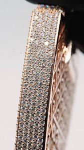 Collar de Plata de Ley 925 para Hombre, Estilo Hip Hop, con Moissanita, Bañado en Rodio, Colgante con Diseño de Corona - Product Image 6