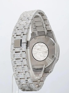 Luxury men's Stainless Steel Watch Round Case Analog Quartz <b>Chronograph</b> Sapphire Crystal Dial Folding Clasp - Product Image 4