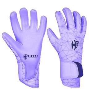 Gants de gardien de but professionnels de protection supérieure, paume avant en latex allemand de 4 mm, dos en sublimation, coupe hybride personnalisée - Product Image 2