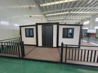 Maison conteneur préfabriquée de luxe, pliable et portable, de 40 pieds, avec deux ou trois chambres, à double aile extensible, pour hôtel