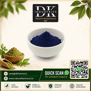 Poudre d'indigo naturelle pure et botanique, extrait de colorant bleu hautement concentré pour des lignes de teinture de tissus durables - Product Image 6