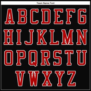 Custom Black Red <b>White</b> Varsity Letterman <b>Jacket</b> Wholesale Unisex Full Snap Bomber College Team Sports Fashion Baseball Coat - Product Image 3