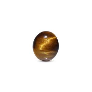 Natural Tiger Eye Loose Gemstone 10.25 Carat Certified Oval Yellow Green Stone - Product Image 1