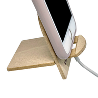 Support de bureau portable CALA en bois naturel, hauteur réglable, conception magnétique, montage facile, pour voyage, maison, bureau, appels vidéo, chargeur