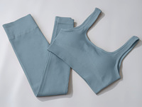Set Yoga 2 Potong Wanita 2026 Ukuran 1x-6x, Bra Olahraga Plus Size dan Celana Pendek dengan Logo Depan, Cepat Kering, Pakaian Olahraga Aktif