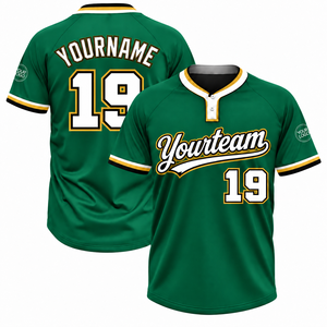 Camiseta de Béisbol Personalizada para Hombre, Bordada y Sublimada, con Nombre del Equipo, Número y Botones, Uniforme Deportivo, Camiseta de Manga Corta para Entrenamiento - Product Image 2