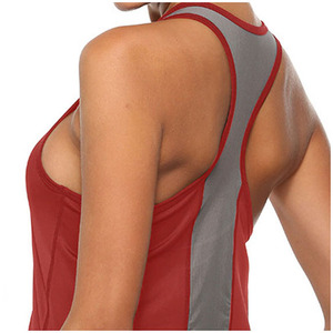 Débardeurs pour femmes pas chers, respirants, écologiques, anti-boulochage, séchage rapide, mélange polyester/coton, sans manches, logo personnalisé - Product Image 5