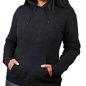 Sudadera con Capucha de Invierno con Estampado Midnight, Color Negro, para Mujer, Premium, 100% Algodón, Felpa Ecológica, 360g, Estilo Griego Informal - Product Image 2