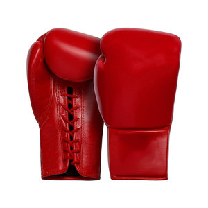 Guantes de Boxeo Blancos de PU con Cierre de Cordones para Adultos, Entrenamiento y Competencia, Unisex - Product Image 6
