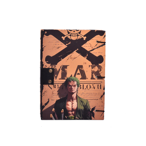 <b>A5</b> Cartoon Pirate Theme Notebook 200 Pages | Durable Cardboard Cover Journal | Metal Clasp Lock Creative Diary for Office Gift - Product Image 3