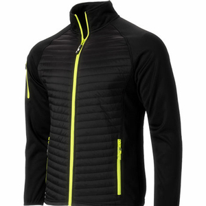 Veste hybride zippée intégrale pour homme, vestes de randonnée pour homme, vestes en gros, veste softshell pour homme, service OEM ODM - Product Image 3