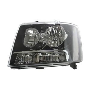 Copertura Faro LED per Chevy Tahoe/Suburban 07-14, Alloggiamento Nero con Angoli Trasparenti, Lampada Auto per Modello Yukon - Product Image 3