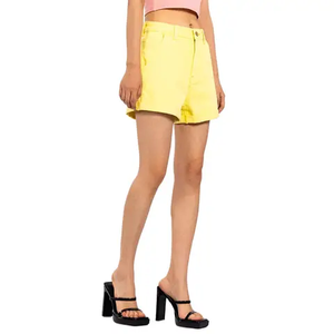 Shorts en jean skinny pour femmes, style Bermuda, écologiques, respirants, séchage rapide, hip-hop, simples, en denim, pour l'été, taille haute - Product Image 5