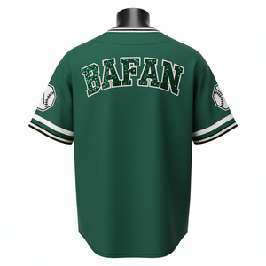 Camiseta 100% algodón para hombre, corte holgado, estampada, estilo béisbol, malla deportiva de poliéster GSM, tacto suave, con apliques y bordados personalizados. - Product Image 2