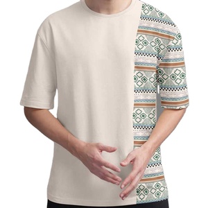 Excellent style design hommes t-shirt court personnalisé nouveau design bonne qualité polyester séchage rapide ligne de coupe ample hommes t-shirt pour hommes - Product Image 1