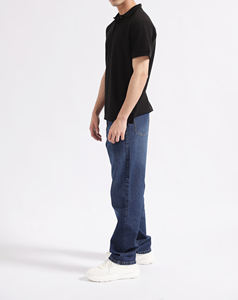 Turn Over Collar Comfortable Size and Fabric Customized logo Half Sleeve Plain <b>Navy</b> <b>Blue</b> <b>Polo</b> <b>Shirt</b> - Product Image 6
