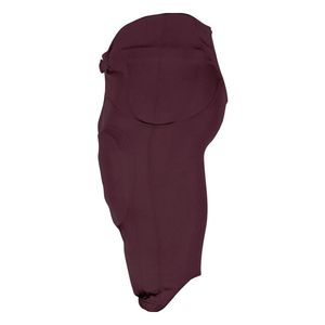 Maroon American Football Pants <b>High</b> Elasticity Moisture Management Fabric With Built In Thigh Hip And Tailbone Protection - Product Image 3