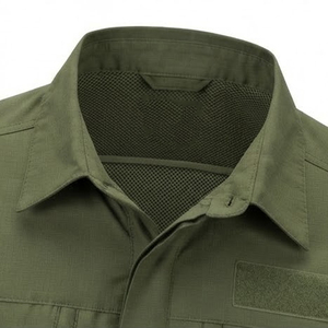 Ripstop Fabric Outdoor Workwear Tactical Shirts Outdoor Tactical Shirt <b>Men</b> Half Sleeve <b>Action</b> Sports Gear Top <b>For</b> <b>Sale</b> - Product Image 6