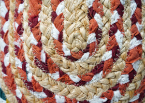 Sac à bandoulière mini en jute tressé style bohème, motif lettres, décoration croisée, ouverture supérieure, écologique, pour femme, usage quotidien estival, 1L - Product Image 4