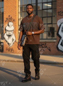 T-shirts vierges pour hommes du Pakistan, personnalisables avec logo, coupe oversize, 100 % coton, respirants et confortables - Product Image 5