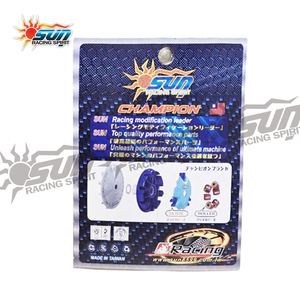 SUN RACING CKPC-SNA002 Juego de 3 deslizadores de polea para variador CVT CLICK 150 / PCX150, fabricado en Taiwán, alta calidad - Product Image 6