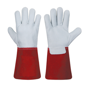 Guantes de Soldadura TIG de Cuero Resistentes al Calor, con Puño de Seguridad Antideslizante y Duradero, Hechos en Pakistán con Cuero de Vaca - Product Image 1