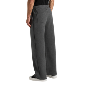 Men's Full <b>Zip</b> Hooded Tracksuit With Wide Leg <b>Trousers</b> Drawstring Waist <b>Side</b> Pockets Open Hem Relaxed Two Piece Wholesale Custom - Product Image 5