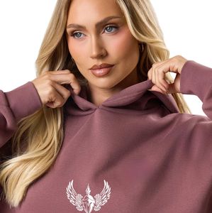 Sweat à capuche marron décontracté pour femme, pull en polaire à manches longues, streetwear décontracté, confortable pour tous les jours - Product Image 6