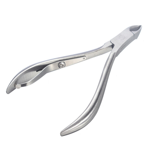 Pince à cuticules professionnelle en acier inoxydable, nouveau design, double ressort, coupe-ongles pratique, pince de beauté pour les doigts - Product Image 5