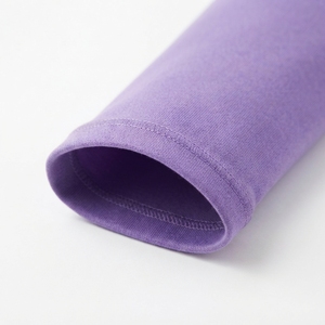Manchons de cyclisme unisexes en spandex et polyester violet, anti-UV, protection solaire, séchage rapide, logo personnalisé, pour sports de plein air - Product Image 4