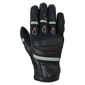 Mens Motorcycle Racing <b>Gloves</b> Leather Riding Gear with UV Protection Hand Grips Hard <b>Knuckle</b> Protection for Outdoor Use - Product Image 2