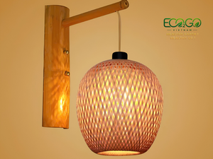 Eco2go Vietnam Custom Eco-Friendly Bamboo Chandelier | Wholesale Handcrafted <b>Rattan</b> & Bamboo Pendant Lampshade - Product Image 6