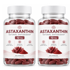 Capsules d'astaxanthine OEM 12 mg, 60 unités, pour une nutrition antioxydante et un bien-être quotidien, avec un dosage pratique et une formule de qualité. - Product Image 1