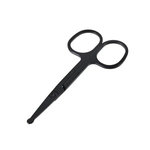 Nuevo cortapelos portátil de acero inoxidable 3.5 para bigote, nariz y orejas, tijeras pequeñas para el cuidado de las orejas, reutilizables, 1 unidad - Product Image 3