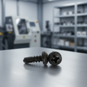 PDC 11 แหวนรองหัวเหล็กคาร์บอนเคลือบสีดำ หัวเจาะแบบฟิลลิปส์ ขนาดนิ้ว เกรด 4.8-6.8 มาตรฐาน DIN/ISO 3.5-4.8 มม. - Product Image 1