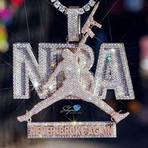 RB Gems personnalisé 925 argent Moissanite IGI certifié VVS glacé Hip Hop Style lunette réglage fin pendentif breloques fêtes certificat - Product Image 4