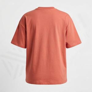 T-shirts décontractés d'été pour femmes en polyester et coton, à manches courtes, couleur personnalisable, broderie, teinture unie, écologiques, vente en gros - Product Image 2