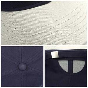 Gorra de Béisbol de Algodón de Dos Tonos, Gorra Deportiva Personalizada al por Mayor, Gorra de 6 Paneles con Cierre a Presión, Gorra de Golf - Product Image 6