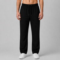 Pantalon de survêtement personnalisé 100 % polyester pour homme, en coton vierge, pour la gym et le sport, fabrication de pantalons décontractés pour homme