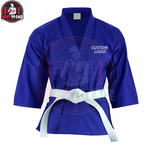 Uniforme de BJJ de qualité supérieure à prix de gros, toutes tailles, tissu extensible et respirant, imprimé sur le devant, vêtements d'arts martiaux en polyester/coton - Product Image 5