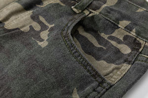 กางเกงยีนส์เดนิมทรงตรง สีพื้น สไตล์ลำลอง คุณภาพสูงจากโรงงานผู้ผลิต (OEM) ผ้าฝ้าย 100% ทรงหลวมสำหรับผู้ชาย เหมาะสำหรับฤดูใบไม้ร่วง/ฤดูหนาว - Product Image 4