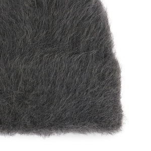 Bonnet unisexe en coton côtelé blanc avec revers et strass, idéal pour l'hiver et les activités décontractées en extérieur - Product Image 3